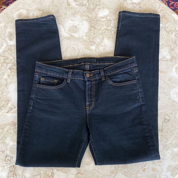 J. Brand Slim Straight Leg Dark Denim Jeans - Picture 2 of 13